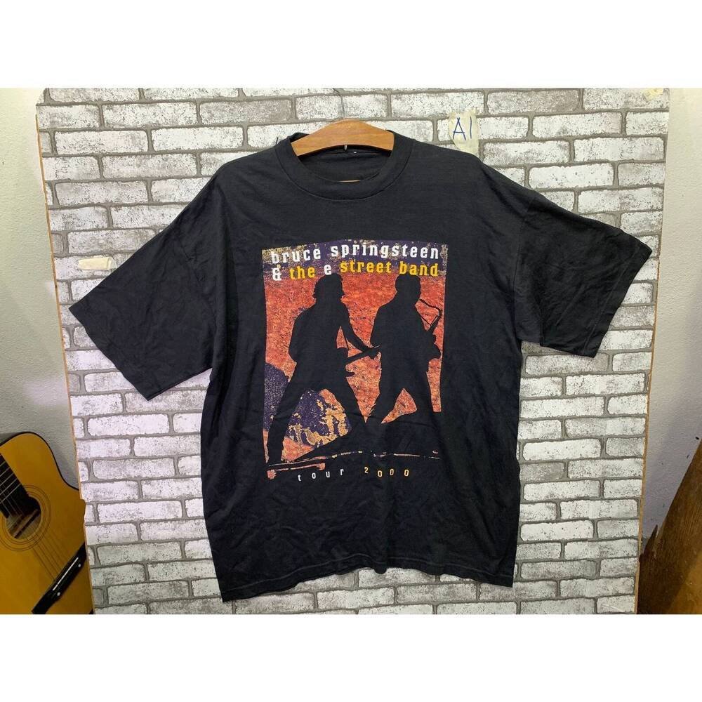 Bruce Springsteen & The E Street Band Tour 2000 American Rock Band T-shirt